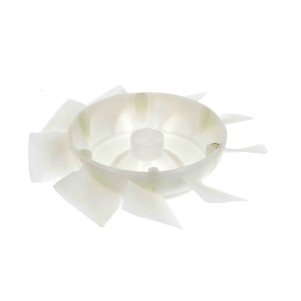 Hélice (9 pales) de ventilateur blanche pour Citroën (Moteur 602cc) 2cv6, Ami 8, Dyane 6, Méhari 2