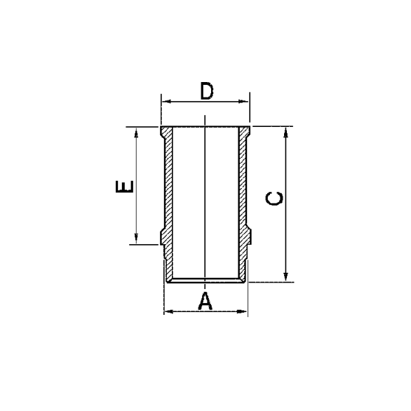 Ensemble chemises et pistons pour Peugeot 403 8cv, 404 U6, J7 B (1400kg)