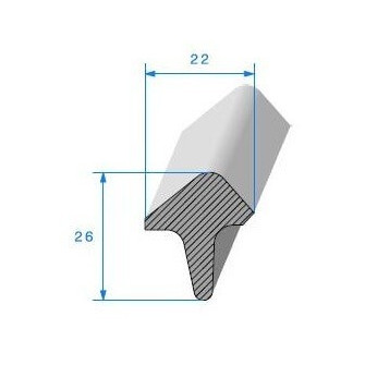 Kit de joints 4 portes pour Simca Aronde Berline