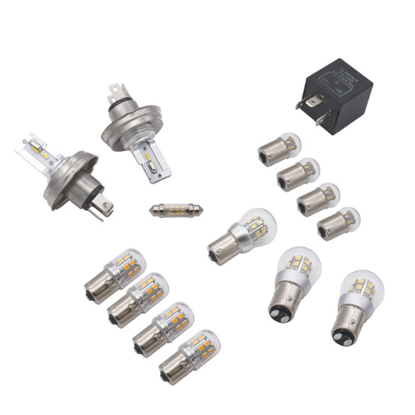 Kit éclairage LED 12v (couleur : Jaune) Renault R4