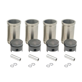Ensemble chemises pistons ⌀60mm et axe Ø14 mm pour Renault Dauphine